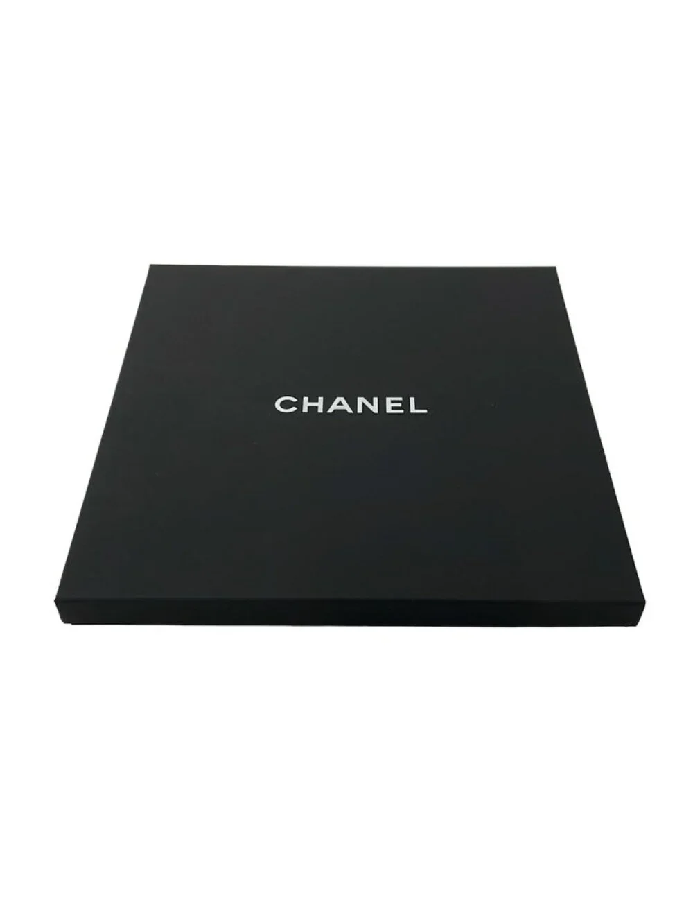 Chanel Scarf Light Green Black Multi Camellia CC Logo